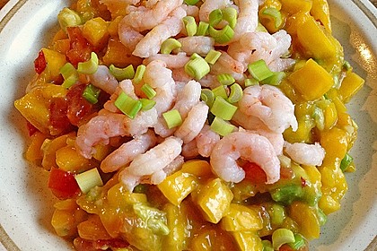Avocado-Mango Salsa mit Garnelen 32