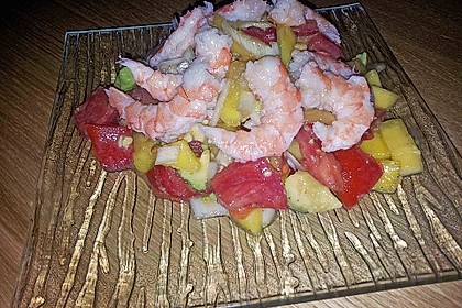 Avocado-Mango Salsa mit Garnelen 35
