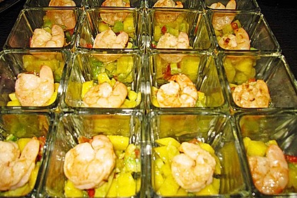 Avocado-Mango Salsa mit Garnelen 31