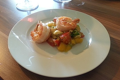 Avocado-Mango Salsa mit Garnelen 19