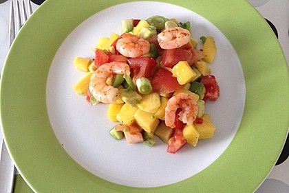 Avocado-Mango Salsa mit Garnelen 23