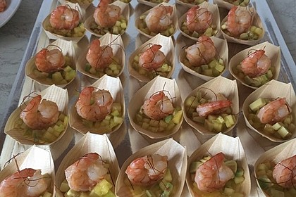 Avocado-Mango Salsa mit Garnelen 25