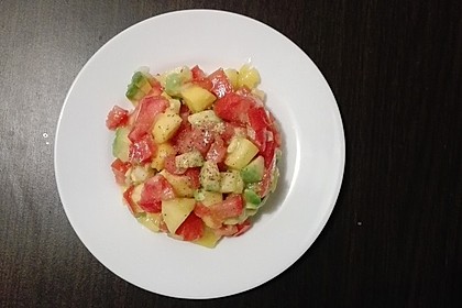 Avocado-Mango Salsa mit Garnelen 10
