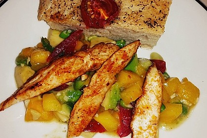 Avocado-Mango Salsa mit Garnelen 3