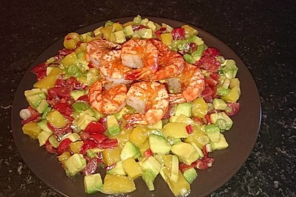 Avocado-Mango Salsa mit Garnelen 27