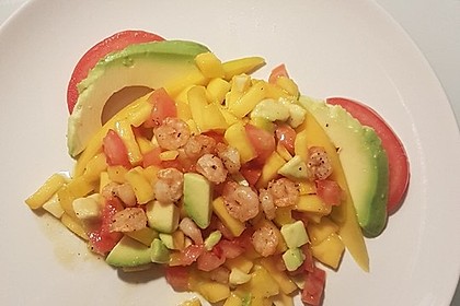 Avocado-Mango Salsa mit Garnelen 29