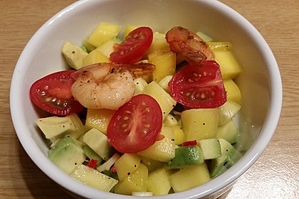 Avocado-Mango Salsa mit Garnelen 21