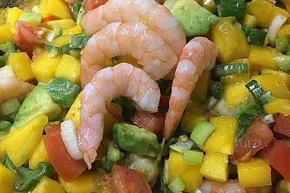 Avocado-Mango Salsa mit Garnelen 22