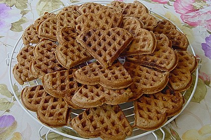 Schokoladen-Waffelkekse mit Schokofrosting 2