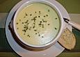 Kartoffel-Cremesuppe mit Parmesan