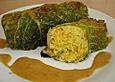 Wirsingroulade mit Bulgur