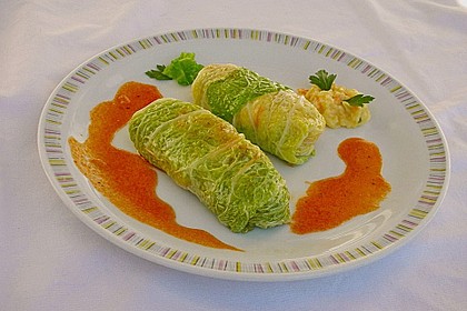 Wirsingroulade mit Bulgur 1