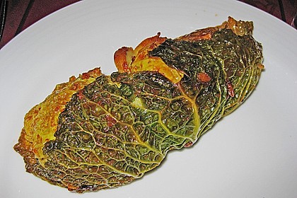 Wirsingroulade mit Bulgur 2