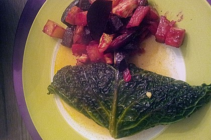 Wirsingroulade mit Bulgur 4