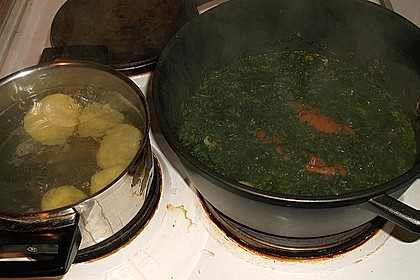 Gr&uuml;nkohl mit Pinkel 1