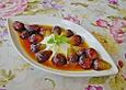 Frische Feigen in Sirup mit griechischem Joghurt