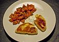 Sellerieschnitzel auf M&ouml;hrengem&uuml;se