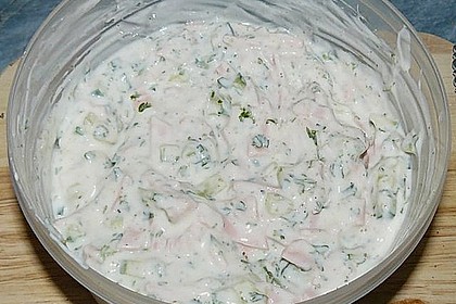 Fleischsalat mit Joghurt 1