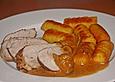 Schweinefilet mit Pilzrahmso&szlig;e