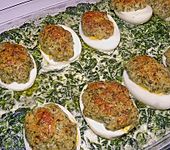 Spinat-Eier Gratin (Bild)