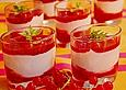 Albertos Ricottacreme mit Johannisbeeren