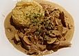 Feines Curry-Kalbsgeschnetzeltes mit Champignons