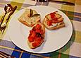 Bruschetta in drei Varianten