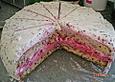 Stracciatella-Himbeer-Torte