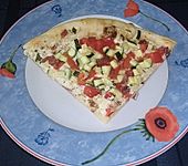 Mediterraner Flammkuchen (Bild)