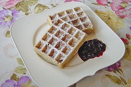Waffeln mit Vollkornmehl und Haferflocken 1