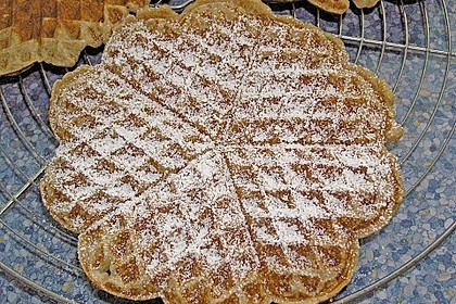 Waffeln mit Vollkornmehl und Haferflocken 3