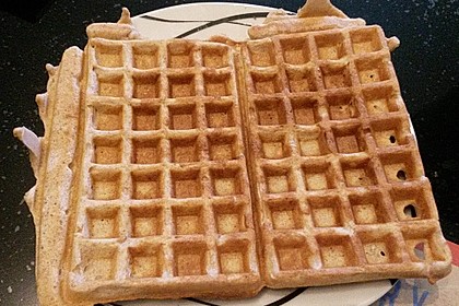 Waffeln mit Vollkornmehl und Haferflocken 5
