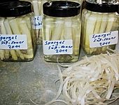 Spargel s&uuml;&szlig;-sauer eingelegt (Bild)