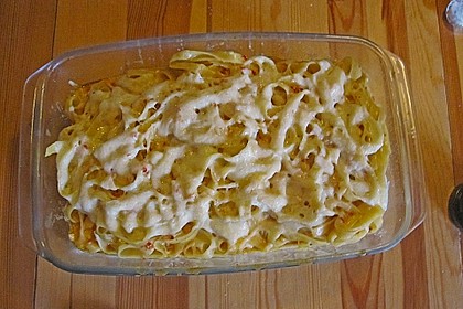 Nudelauflauf mit Pesto-Sahneso&szlig;e 3
