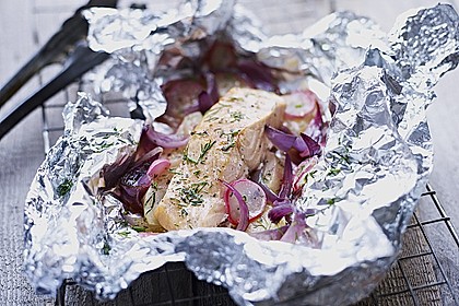 Lachs in Alufolie