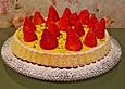 Erdbeerkuchen mit Eierlik&ouml;rcreme