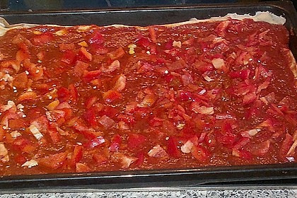 Bunte Pizza