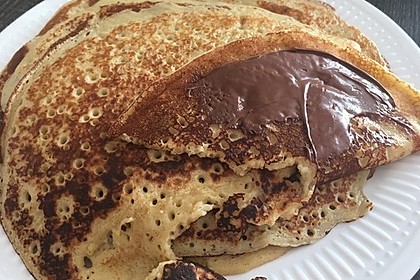 Bananenpfannkuchen mit Nutella 3