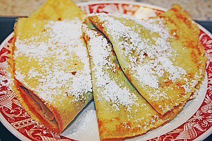 Bananenpfannkuchen mit Nutella 5