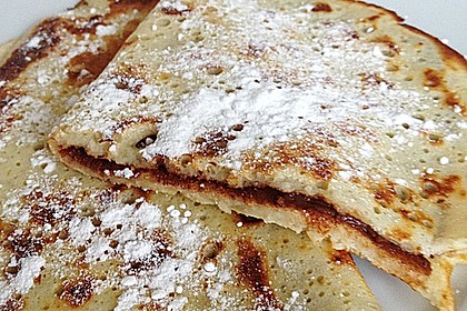 Bananenpfannkuchen mit Nutella