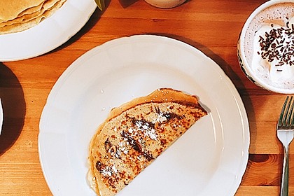 Bananenpfannkuchen mit Nutella 2