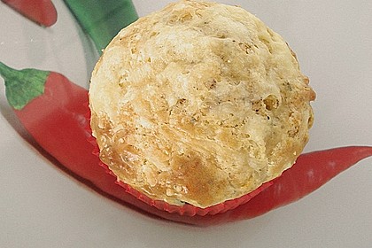 Herzhafte Muffins mit Oliven 5