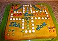 Marzipantorte mit Bananencreme