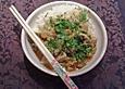Scharfes Thaicurry mit Huhn