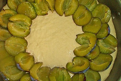 Hefebodenteig f&uuml;r Pflaumen oder Mirabellenkuchen 5
