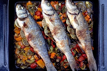 Gebackener Fisch