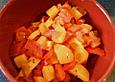 Bauernpfanne mit Kartoffeln und Paprika
