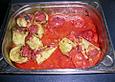 Gef&uuml;llte Paprika mit Tomaten