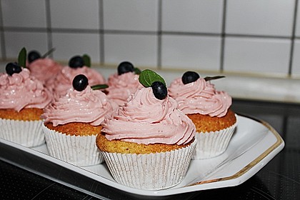Strawberry Frosting für Cupcakes