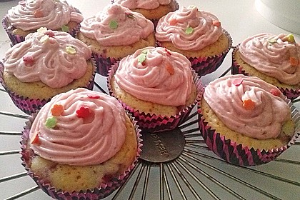 Strawberry Frosting für Cupcakes 12